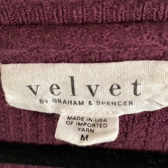 Velvet by Graham & Spencer cozy comfy waffle ribbed long sleeve top tee - Picture 5 of 12